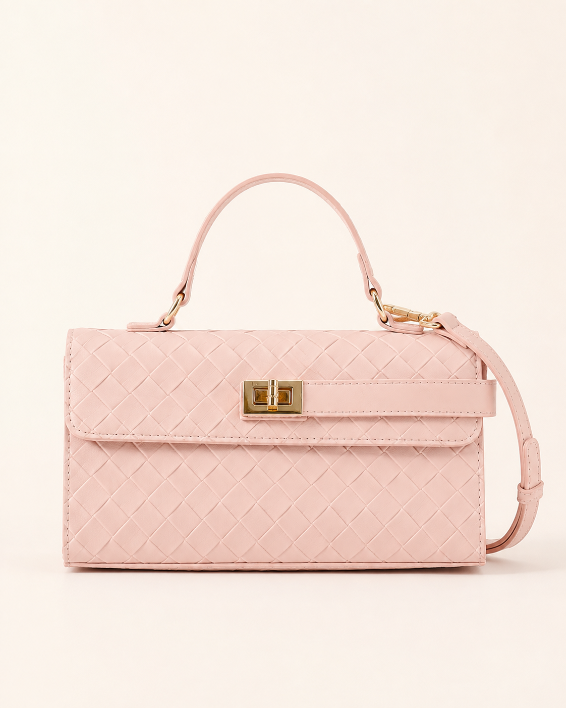 Pink  Nuve Satchel Handbag
