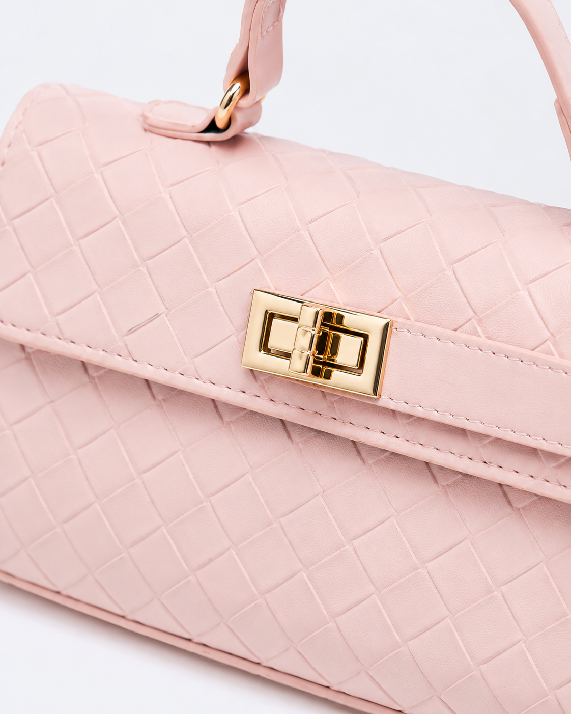 Pink  Nuve Satchel Handbag