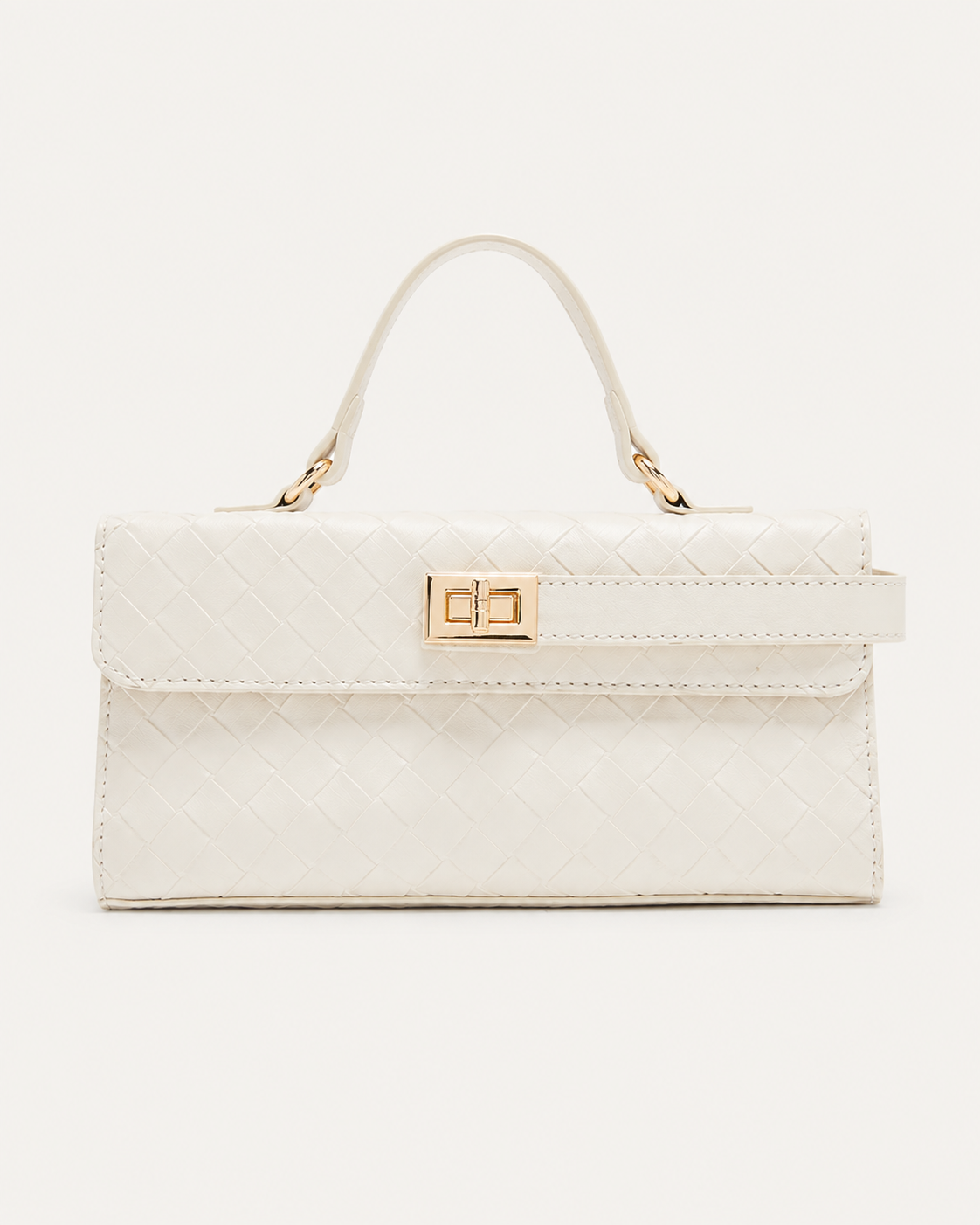 Ivory Nuve Satchel Handbag