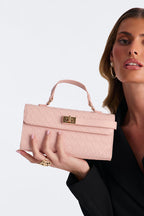 Pink  Nuve Satchel Handbag