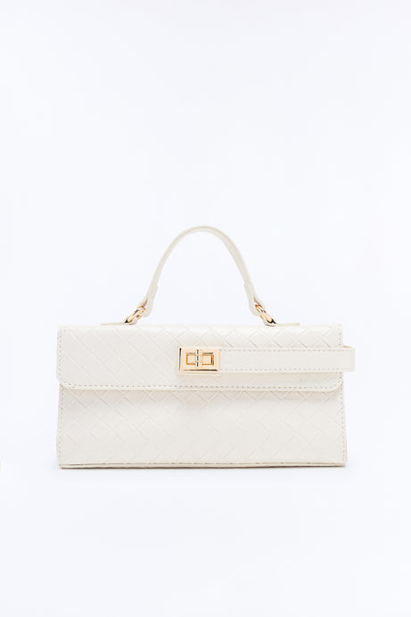Ivory Nuve Satchel Handbag
