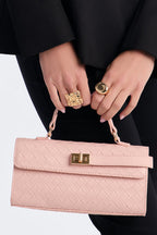 Pink  Nuve Satchel Handbag