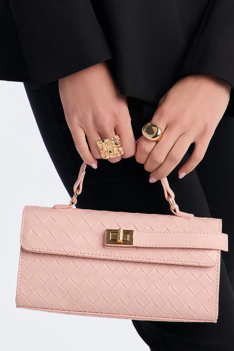 Pink  Nuve Satchel Handbag